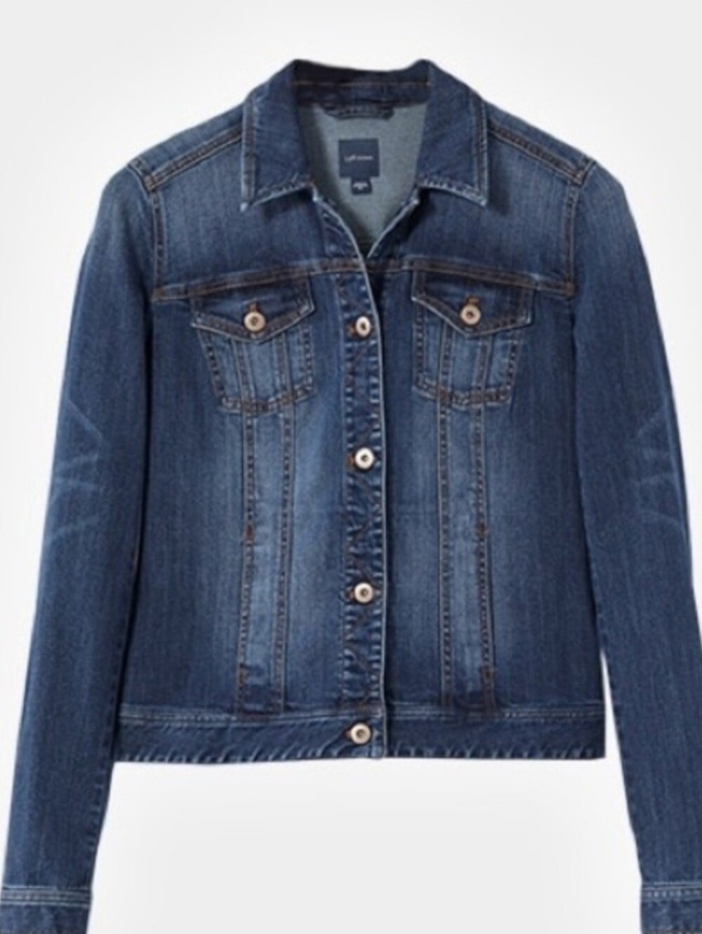 J. Jill Denim Jacket Dark Wash Loke New